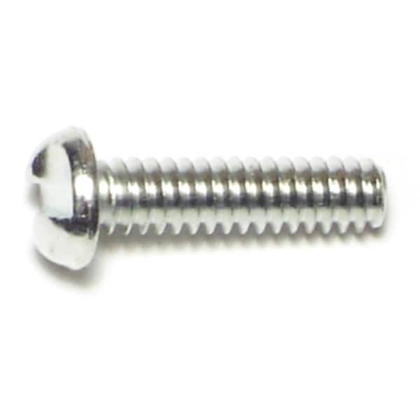 Midwest Fastener #10-24 x 3/4 in Slotted Round Machine Screw, Zinc Plated Steel, 30 PK 70948 - main